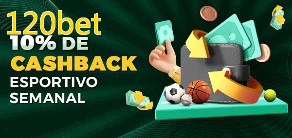 10% de bônus de cashback na 120bet