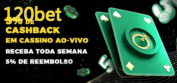 Promoções do cassino ao Vivo 120bet